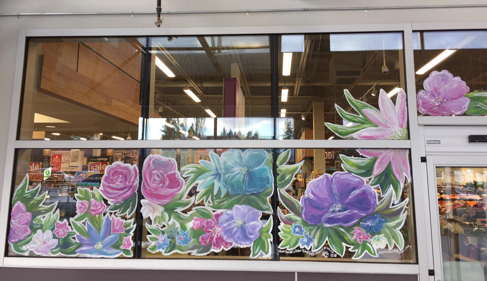 Vancouver Window Painting @sparklebysylvia