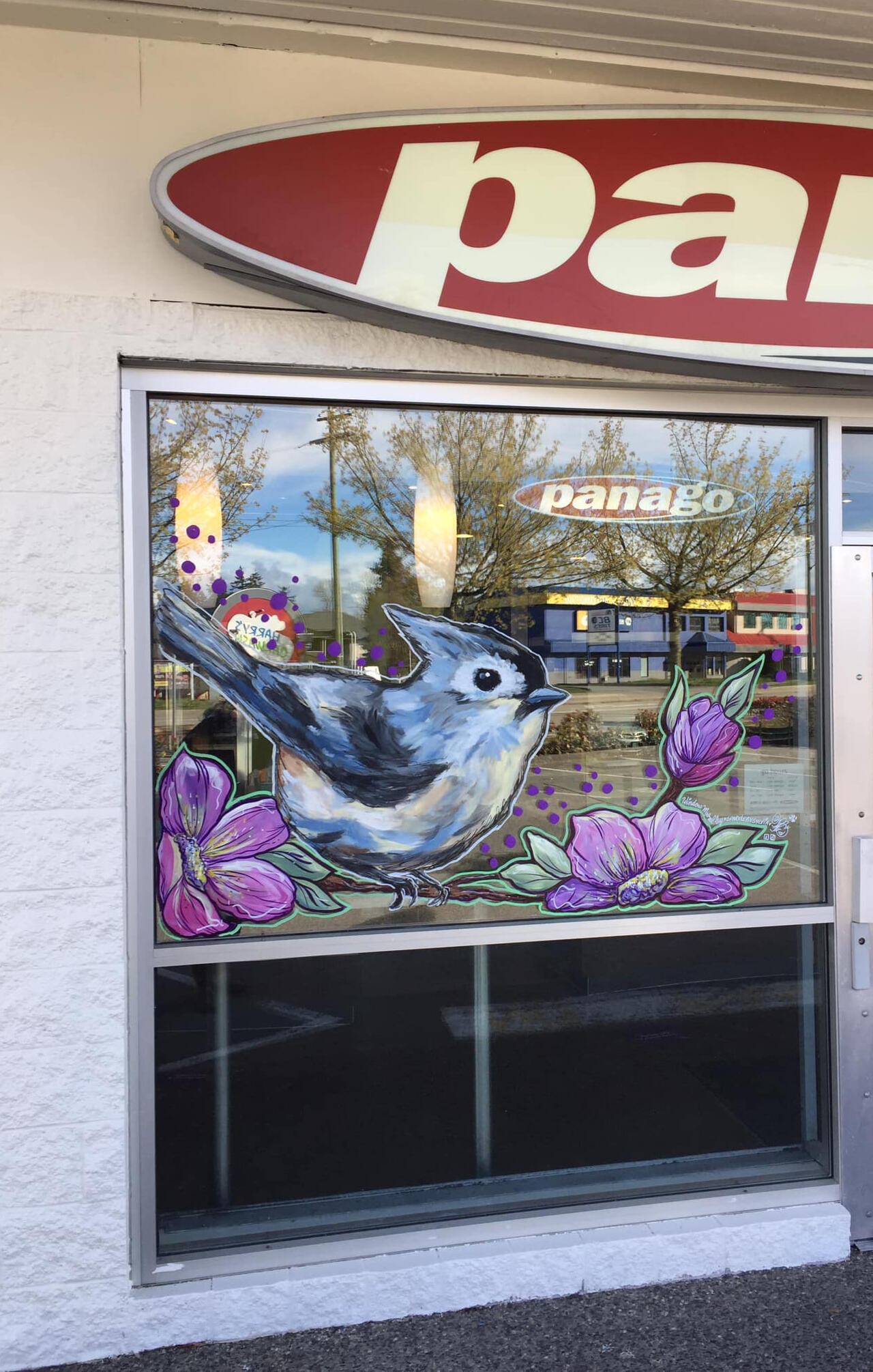 Vancouver Window Painting @sparklebysylvia