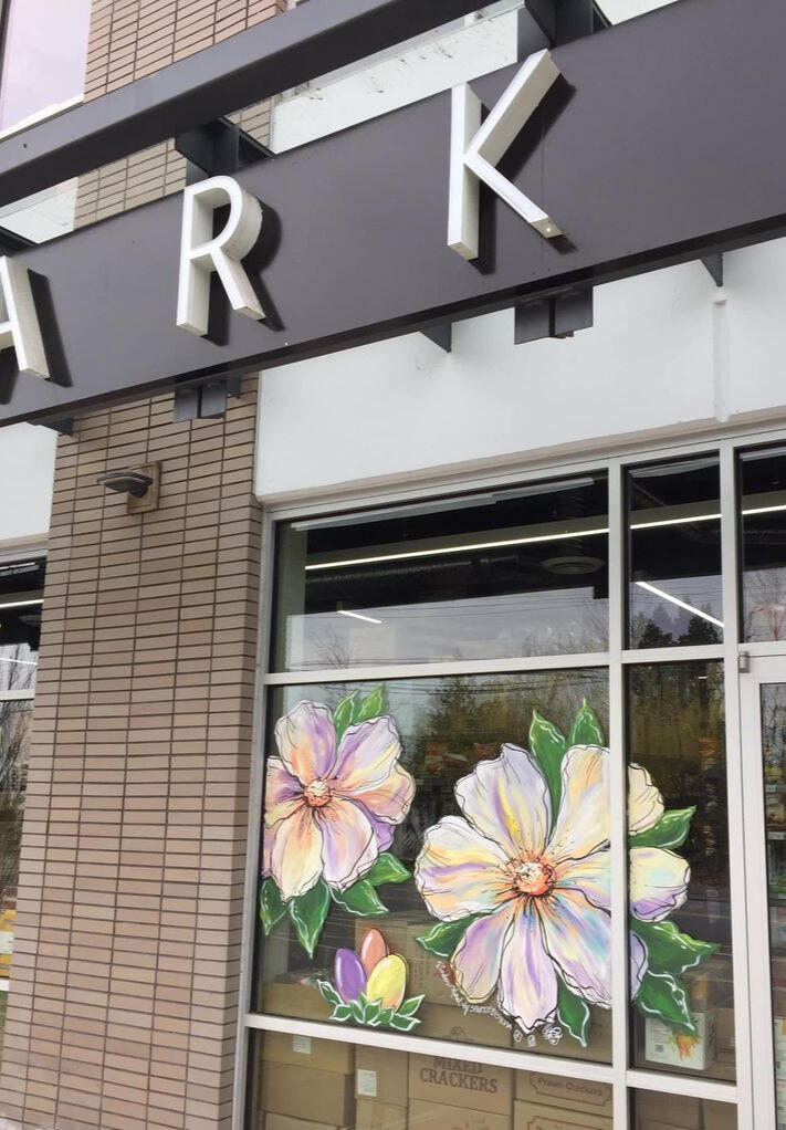 Vancouver Window Painting @sparklebysylvia