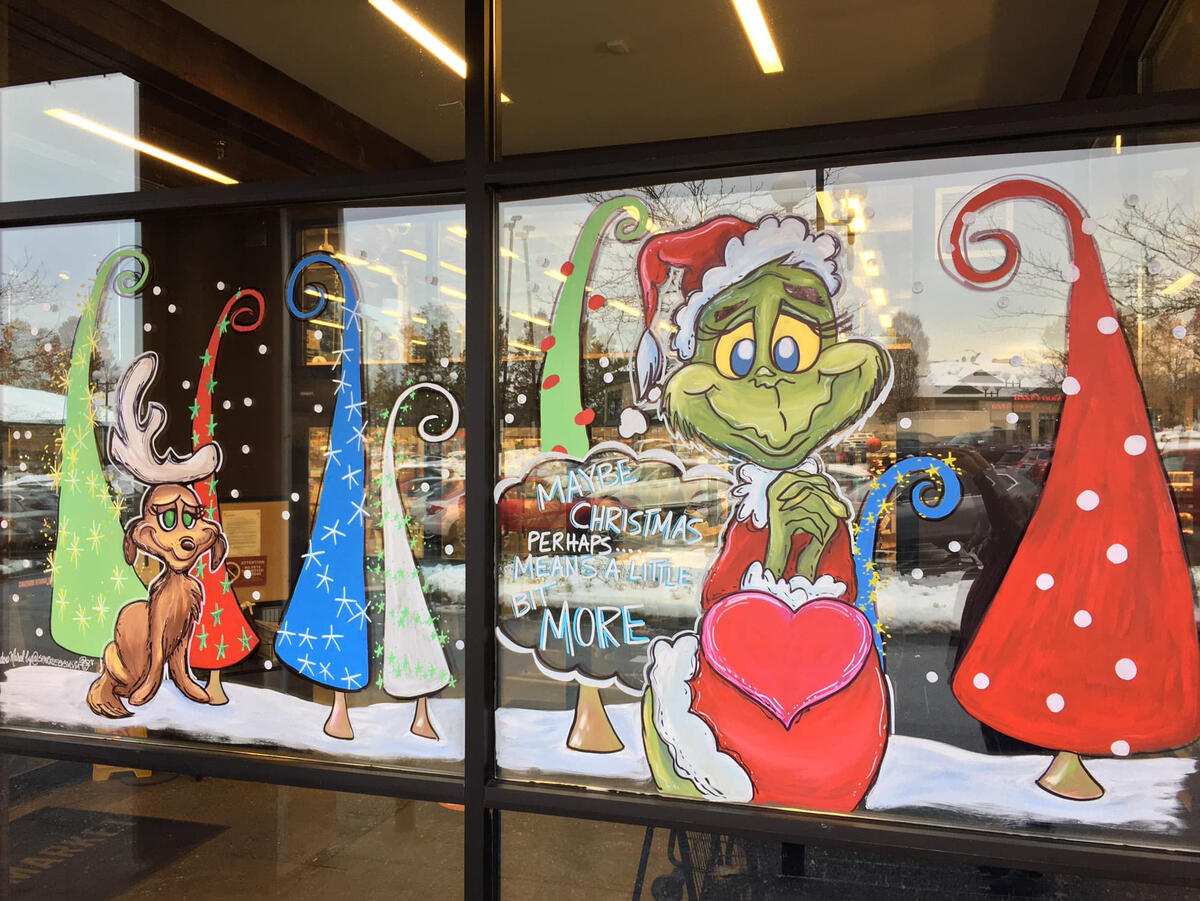 Sparkle by Sylvia Window Mural Painter-Artist @sparklebysylvia