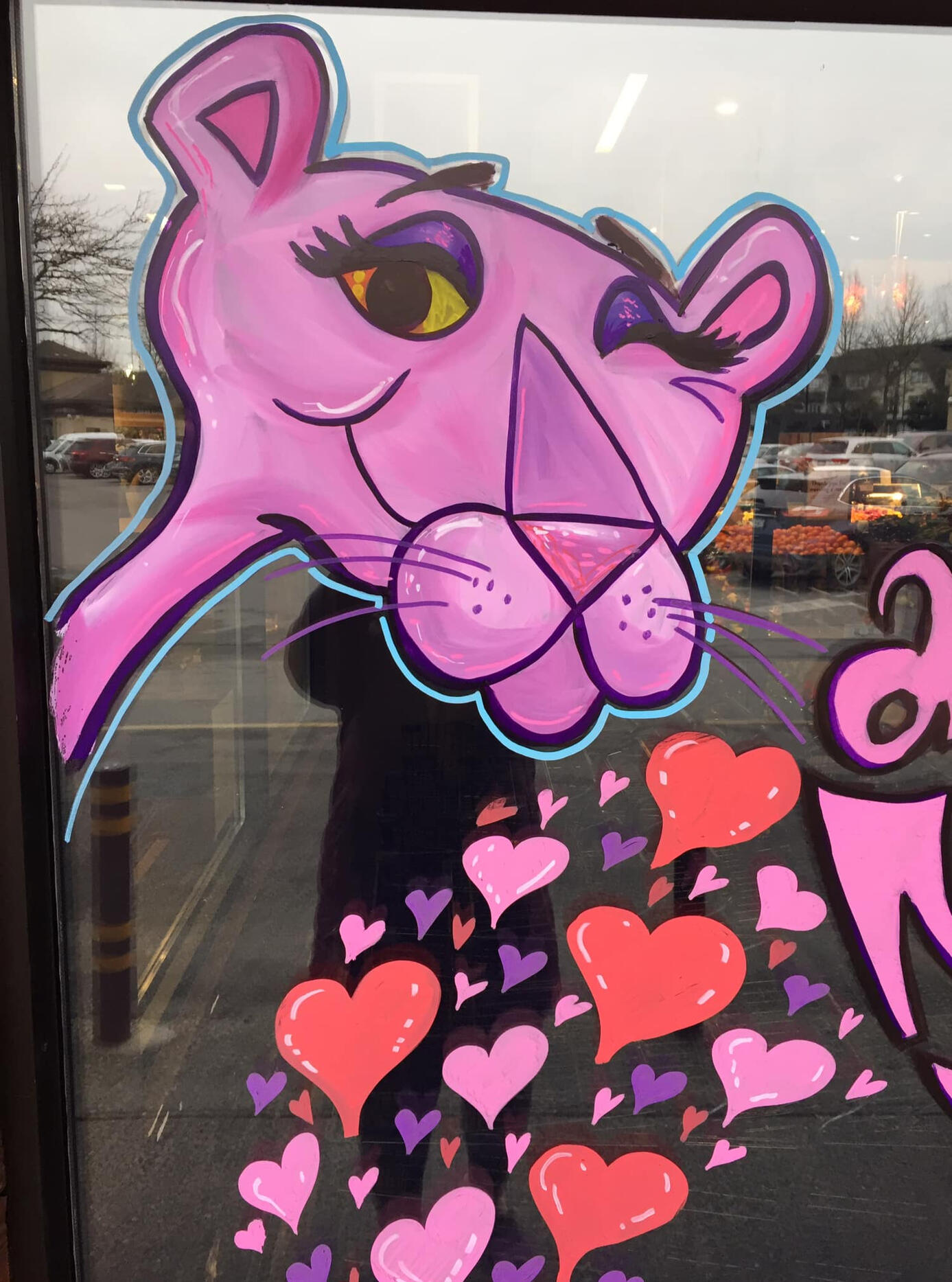 Sparkle by Sylvia Window Mural Painter-Artist