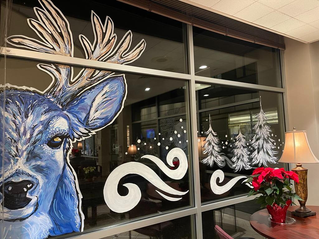 2024 Multicare Yakima Memorial, Yakima WA. Sparkle by Sylvia Mural Artist, Yakima WA